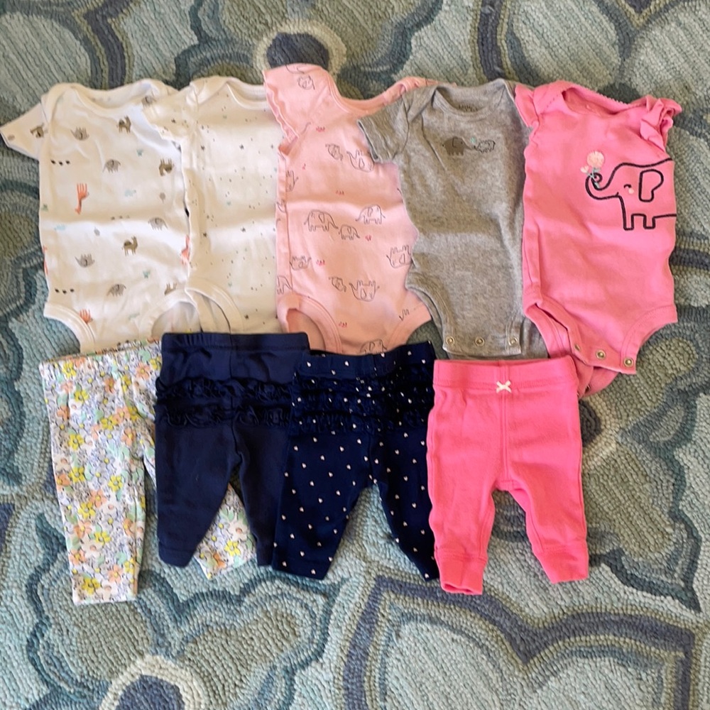 Carter’s Newborn onesies and pants